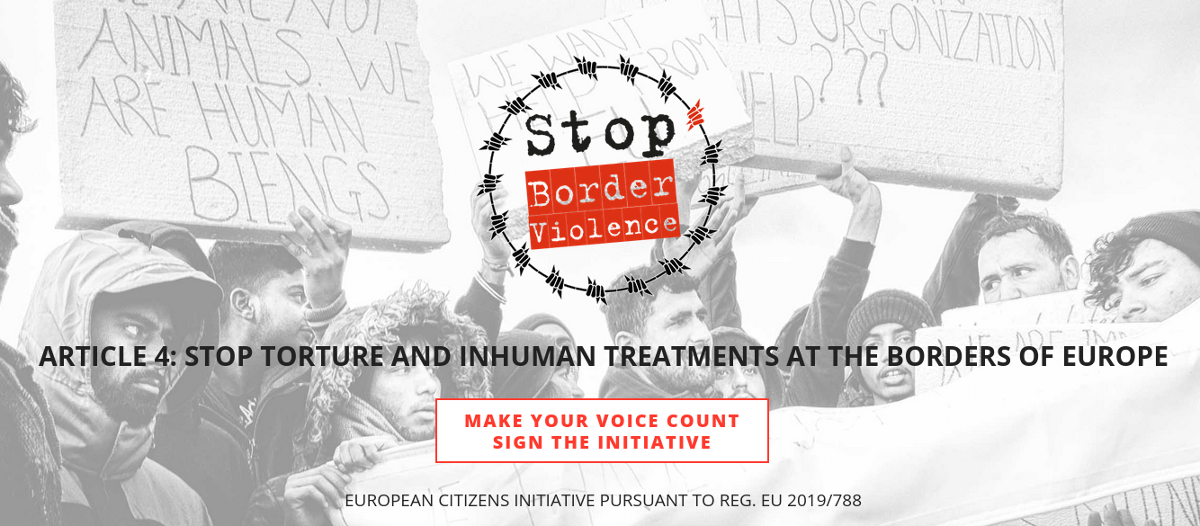 Un milione di firme per fermare la violenza alle frontiere dell’Europa